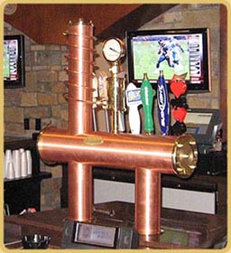 Berlin 8 Copper Draft Beer Tower